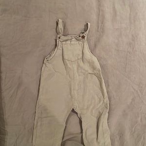 Zara kids linen overalls / size 9-12 months